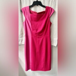 Vibrant Pink Sleeveless Dress